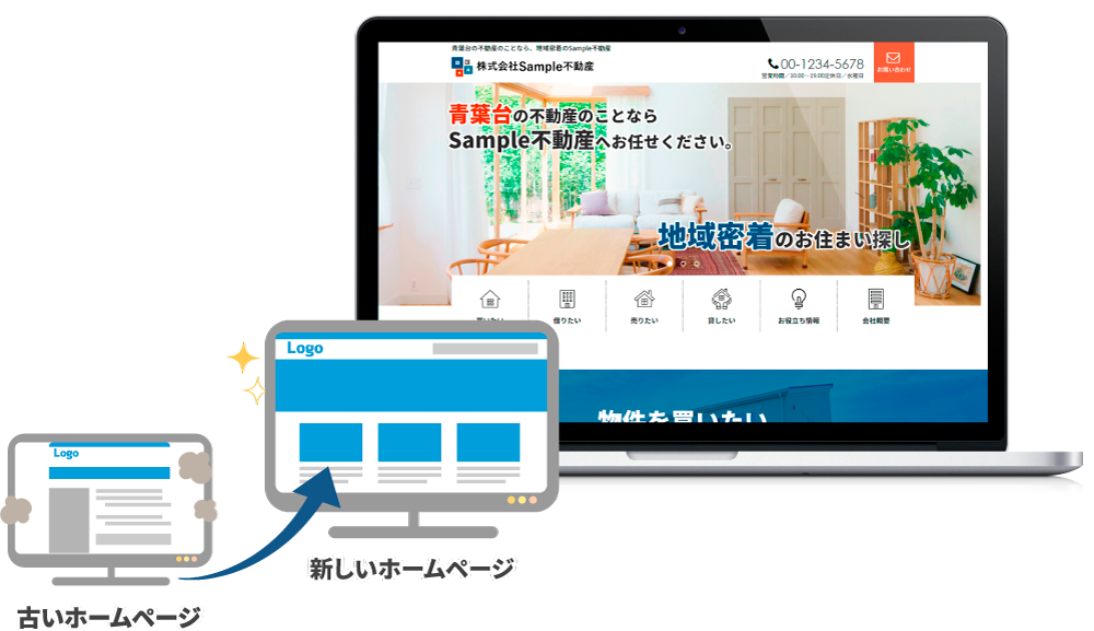 ホームページリニューアル